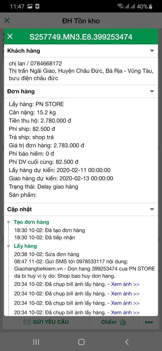 Lan Vũng Tàu bom hàng làm Điệp sài Gòn buồn lòng
